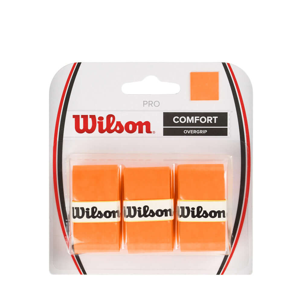 Wilson Pro Overgrip Orange 3 Pack