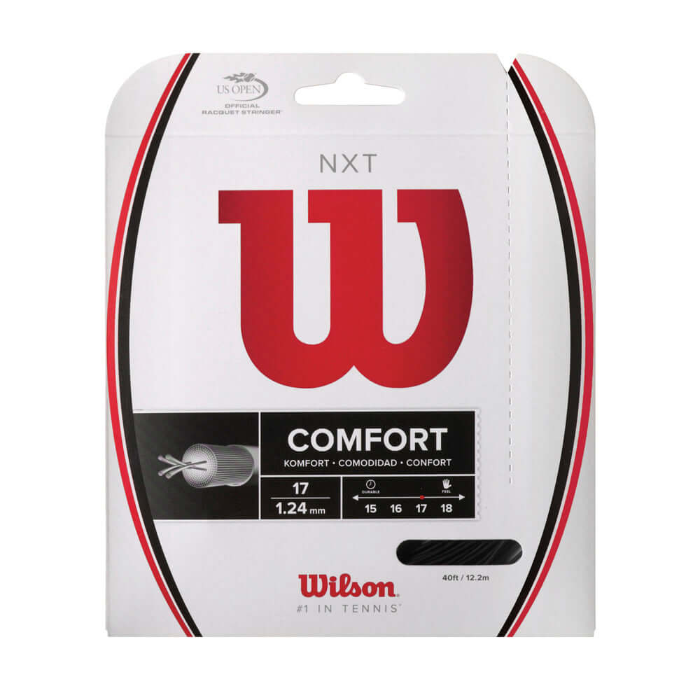 Wilson NXT 17G Tennis String Set Black