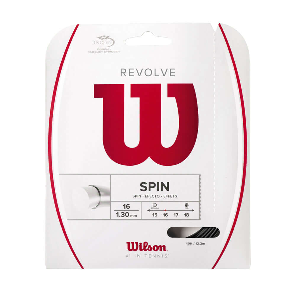 Wilson Revolve 16G Tennis String Set Black