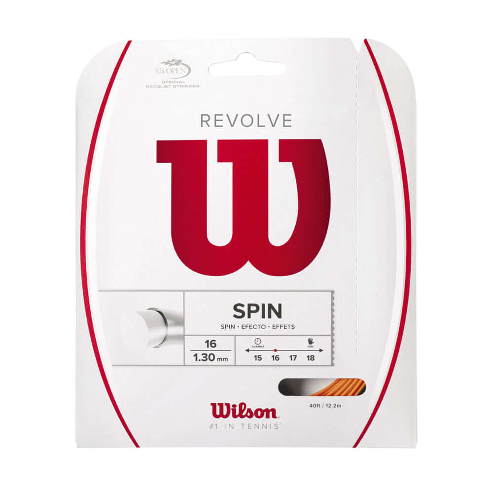 Wilson Revolve 16G Tennis String Set Orange