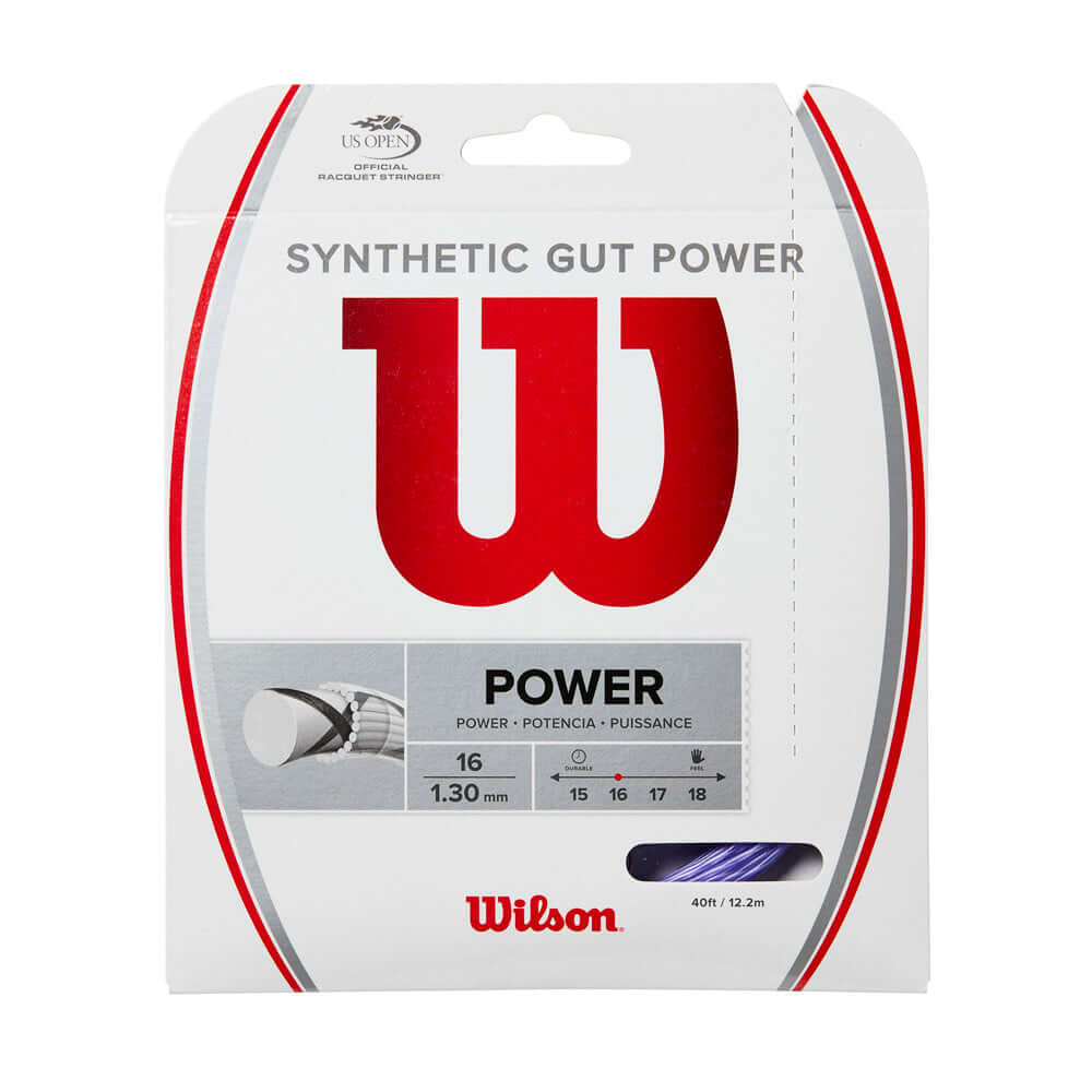 Wilson Synthetic Gut Power 16G Tennis String Set Purple