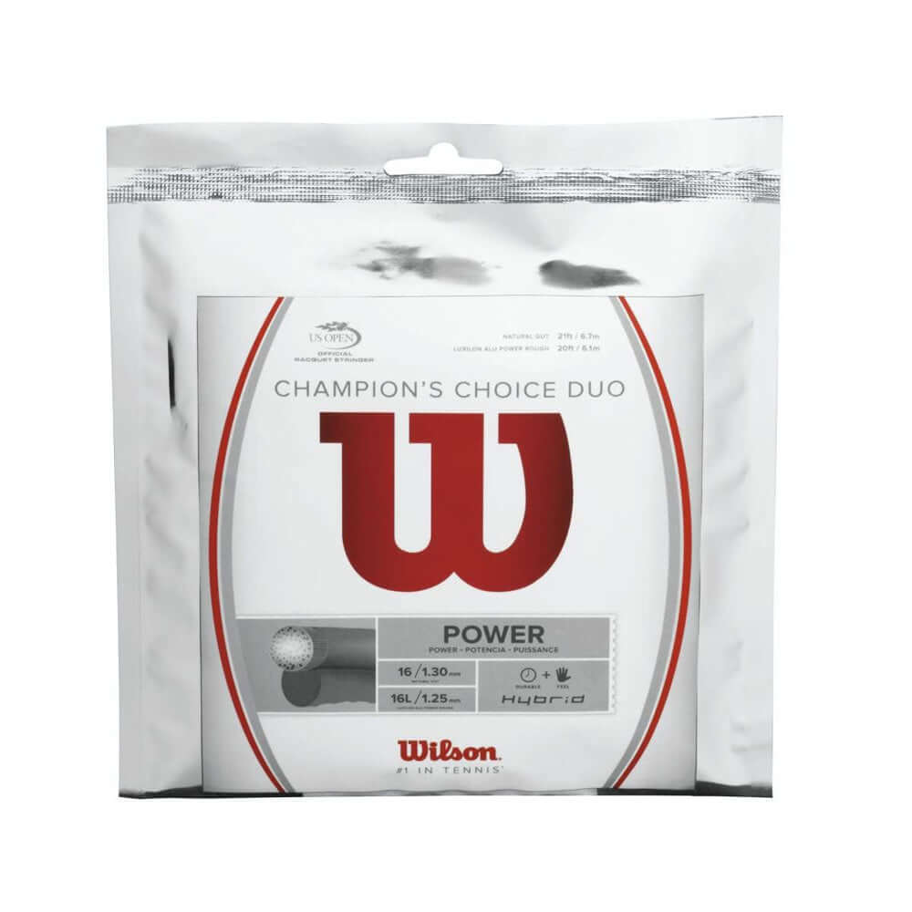 Wilson Champions Choice Duo Hybrid Tennis String Set