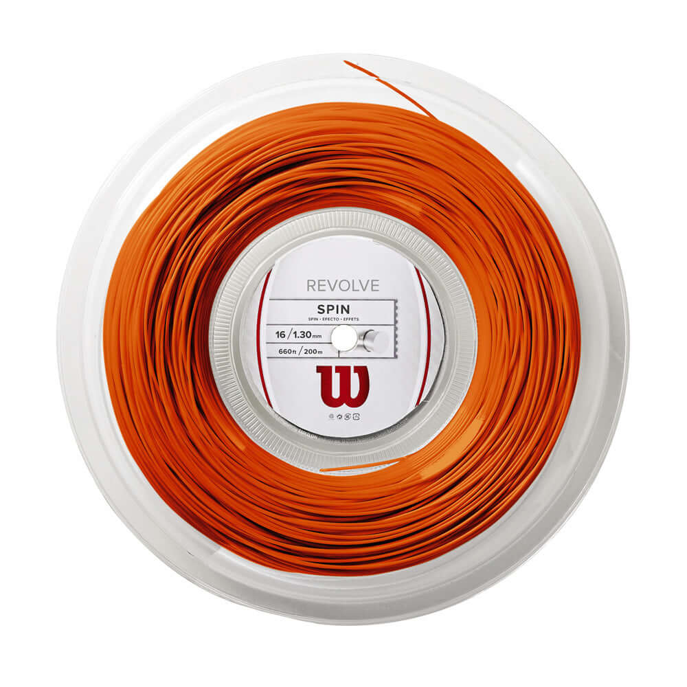 Wilson Revolve 16G Tennis String Reel Orange