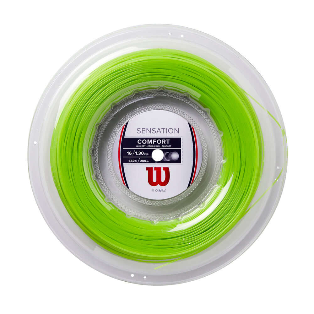 Wilson Sensation 16G Tennis String Reel Neon Green