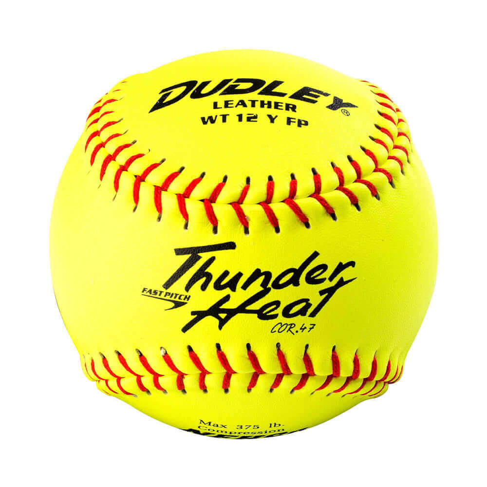 Dudley 43147 12" NFHS Thunder Heat Fastpitch Softball - 12 Pack