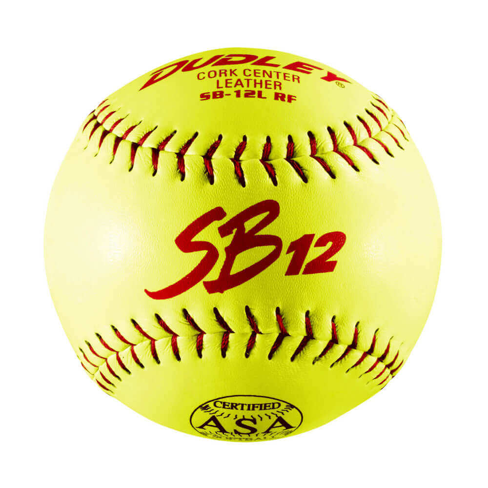 Dudley 4A137Y 12" USASB SB12 Slowpitch Softball - 12 Pack