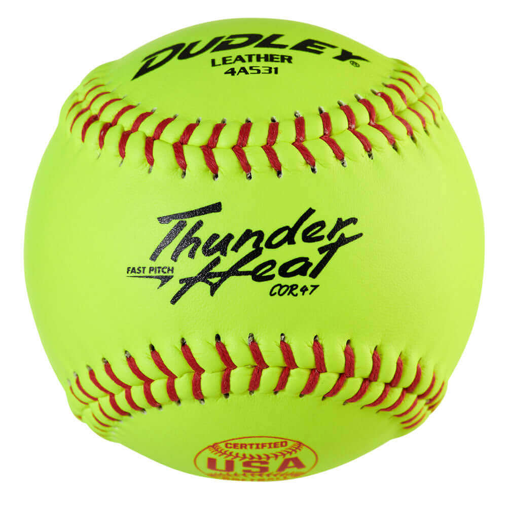 Dudley 4A531 11" USASB Thunder Heat Fastpitch Softball - 12 Pack