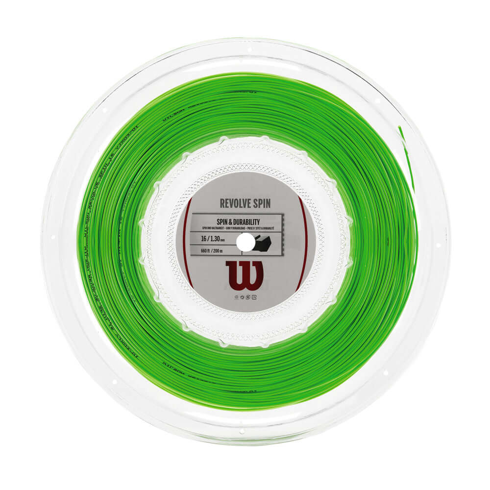 Wilson Revolve Spin 16G Tennis String Reel Green