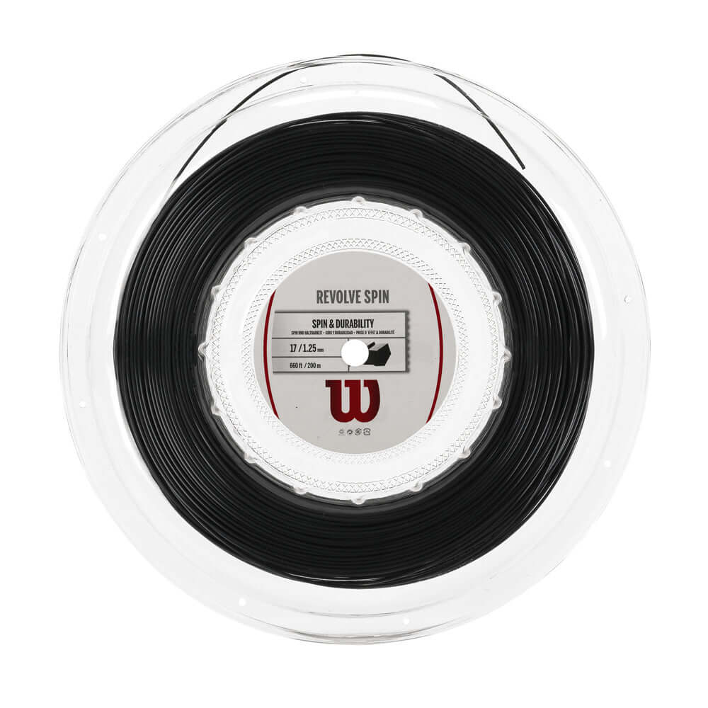 Wilson Revolve Spin 17G Tennis String Reel Black