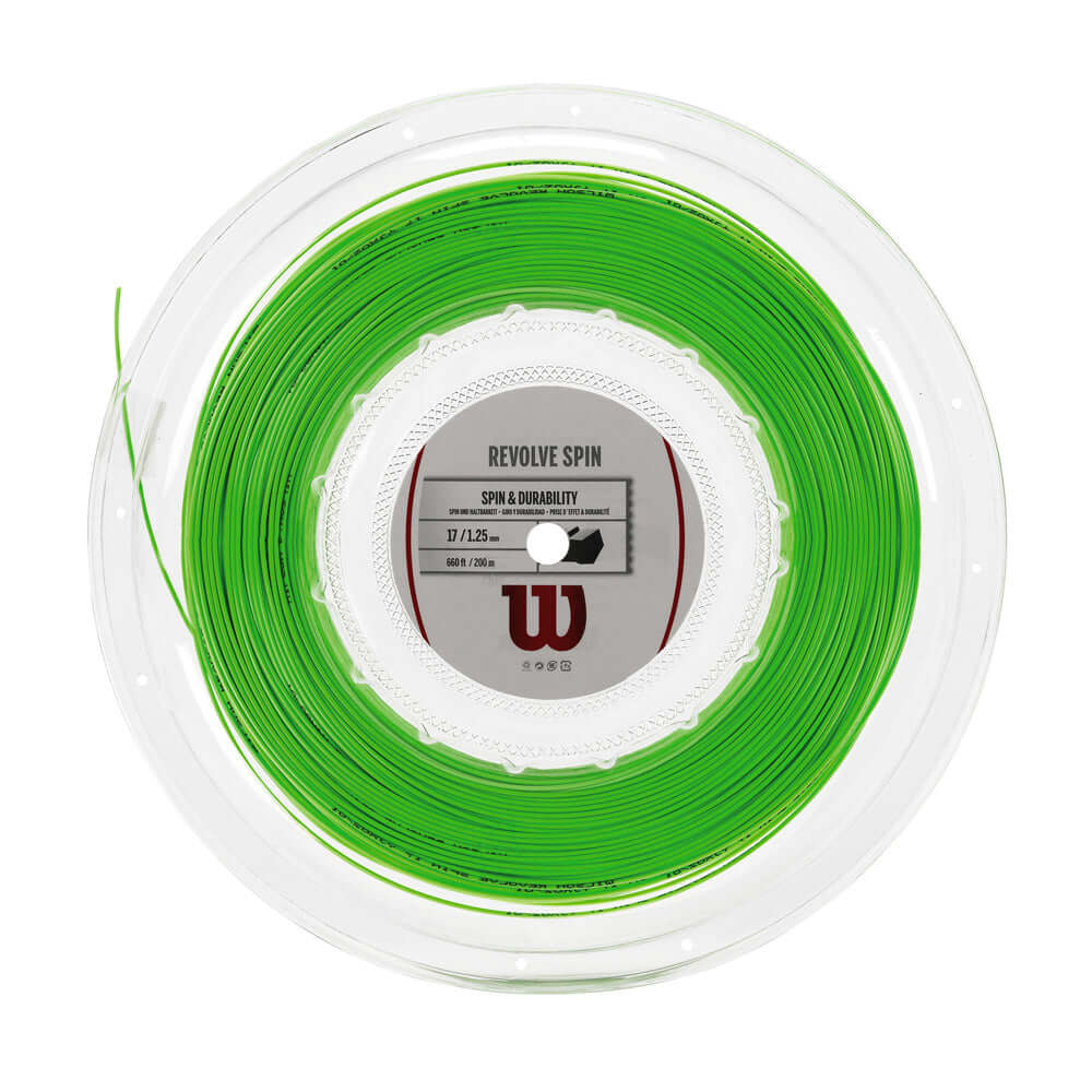 Wilson Revolve Spin 17G Tennis String Reel Green