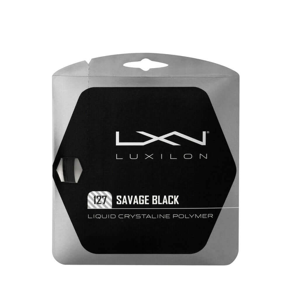 Luxilon Savage 127 Tennis String Set Black