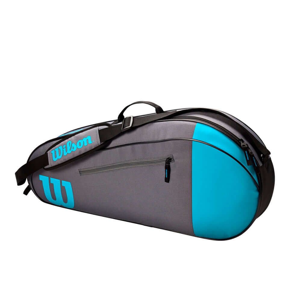Wilson Team 3 Pack Tennis Bag Blue/Gray