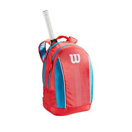 Wilson Junior Tennis Backpack Coral/Blue/White