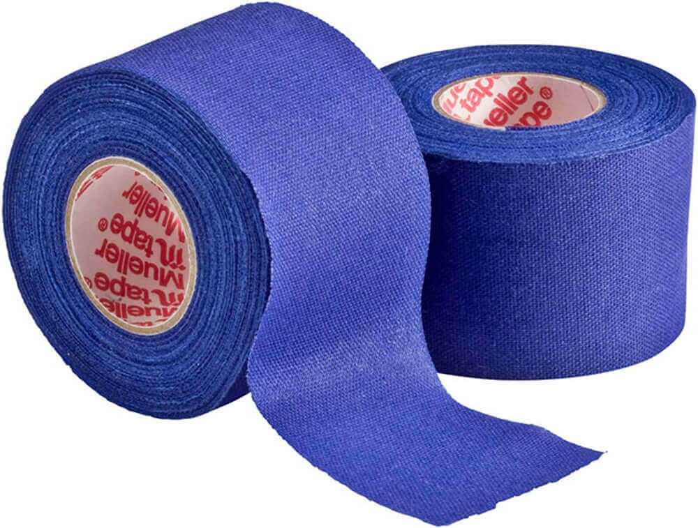 Mueller 28006 Athletic Tape, 1.5" X 10yd Roll, Royal Blue, 2 rolls