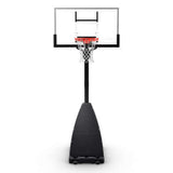 Spalding 54" Glass Screw Jack Portable Basketball Hoop