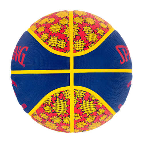 Spalding Rookie Gear® Comic Series Red/Yellow/Blue Youth Indoor/Outdoor Basketball - 27.5”