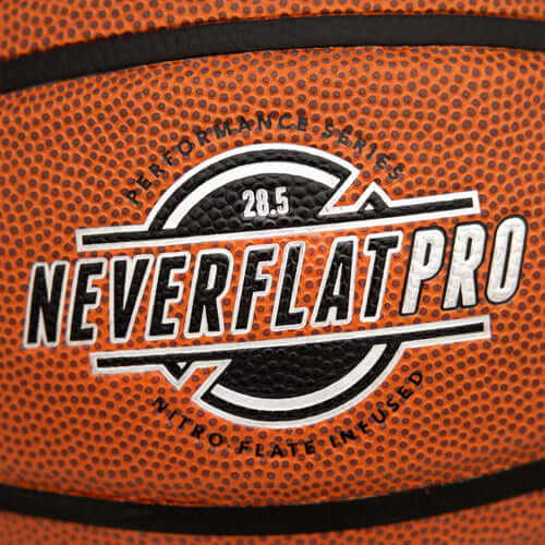 Spalding NeverFlat Pro Indoor-Outdoor Basketball - 28.5"