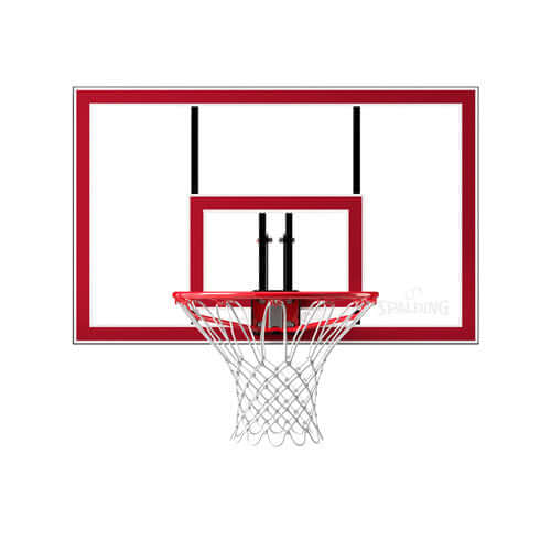 Spalding 44" Shatter-proof Polycarbonate Backboard & Rim Combo