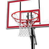 Spalding 44" Shatter-Proof Polycarbonate Pro Glide Portable Basketball Hoop