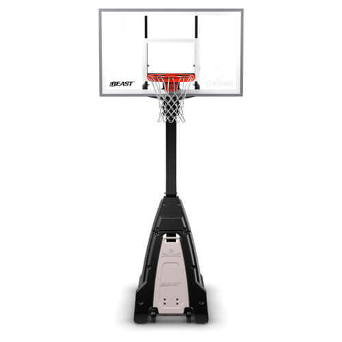 Spalding The Beast 60" Glass Portable Basketball Hoop