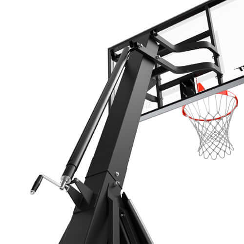 Spalding The Beast 60" Glass Portable Basketball Hoop