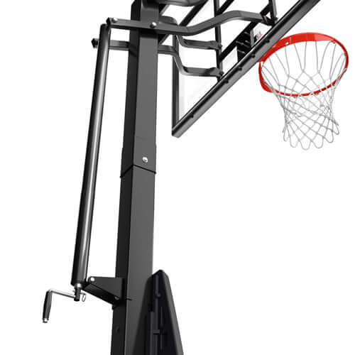 Spalding Ultimate Hybrid® 54" Glass Portable Basketball Hoop