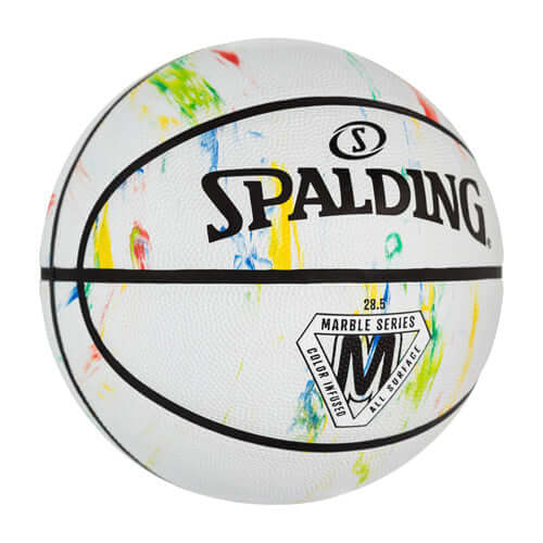 Spalding Marble Series Multi-Color Outdoor Basketball - 28.5"