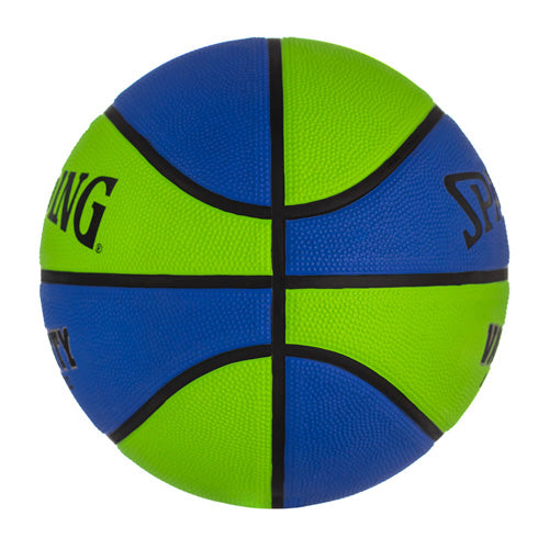 Spalding Varsity Blue/Green Outdoor Basketball - 29.5"