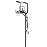 Spalding 52" Performance Acrylic AccuGlide® In-ground Basketball Hoop