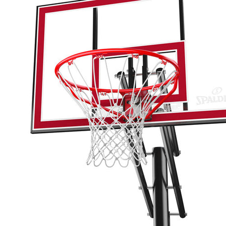 Spalding 44" Shatter-proof Polycarbonate Pro Glide® Lite In-Ground Basketball Hoop