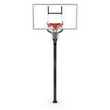 Spalding 60" Glass U-Turn In-Ground Basketball Hoop