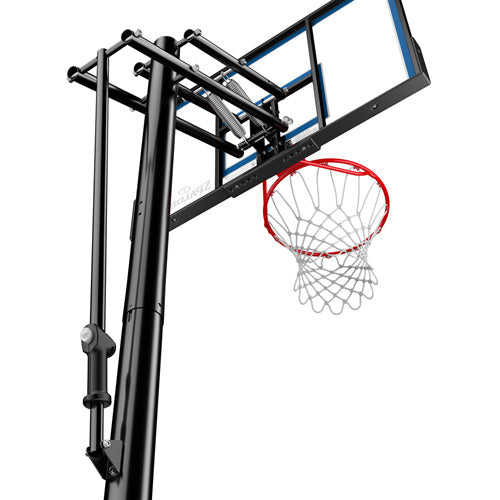 Spalding 48" Shatter-proof Polycarbonate Pro Glide® In-Ground Basketball Hoop