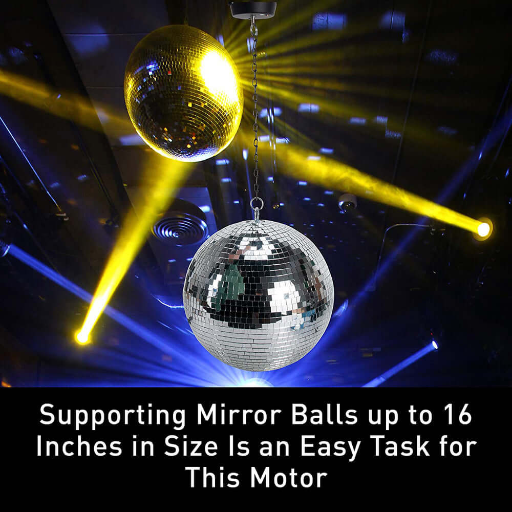 ADJ M-HDAC8 Heavy Duty Mirror Ball Motor for up to 12" Mirror Ball