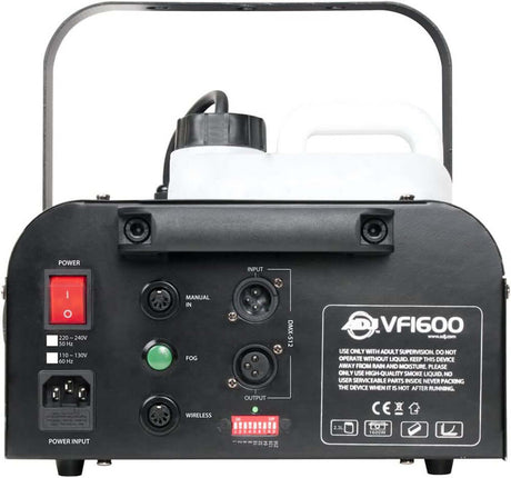 ADJ VF1600 1500W Mobile DMX Fog Machine