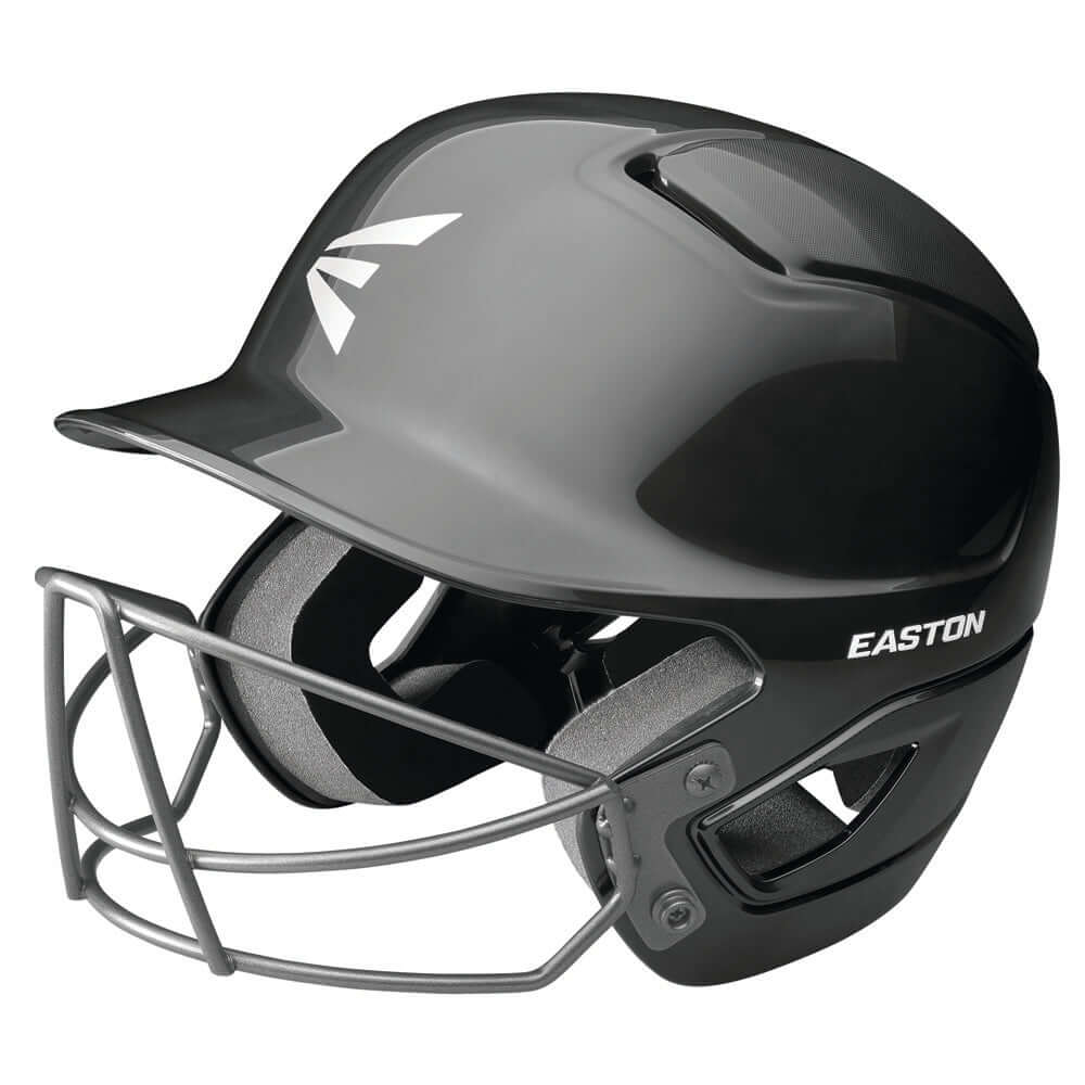 EASTON A168528 SOLID-COLORED BATTING HELMET WITH BASEBALL/SOFTBALL MASK / T-BALL/SMALL