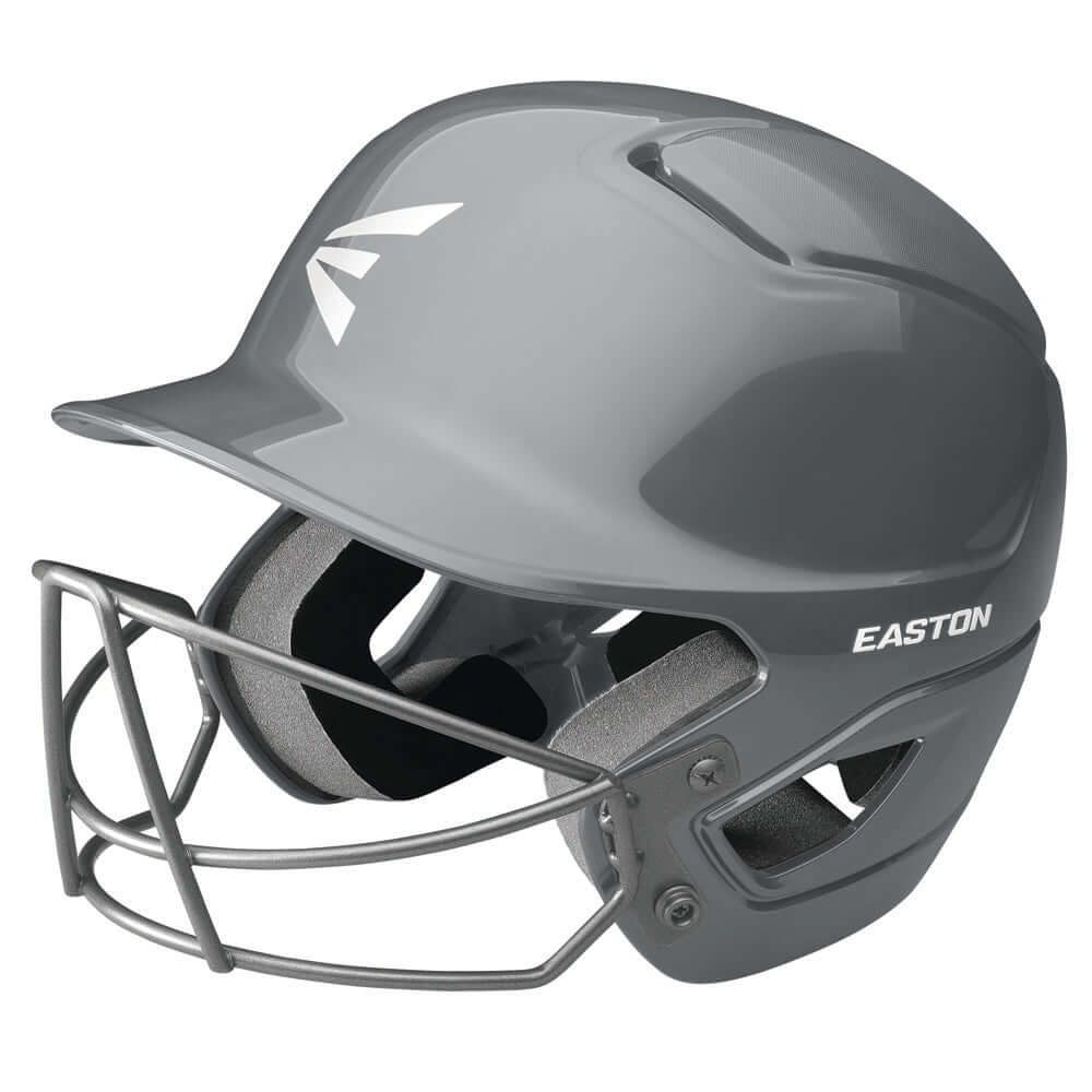 EASTON A168528 SOLID-COLORED BATTING HELMET WITH BASEBALL/SOFTBALL MASK / T-BALL/SMALL