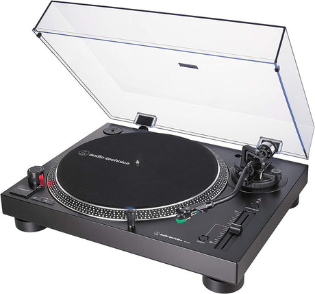 Audio-Technica AT-LP120XUSB-BK Direct-Drive Turntable (Analog & USB), Black