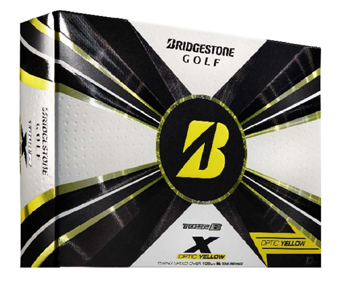 BRIDGESTONE B2YX6D TOUR B X GOLF BALLS YELLOW 12 PACK