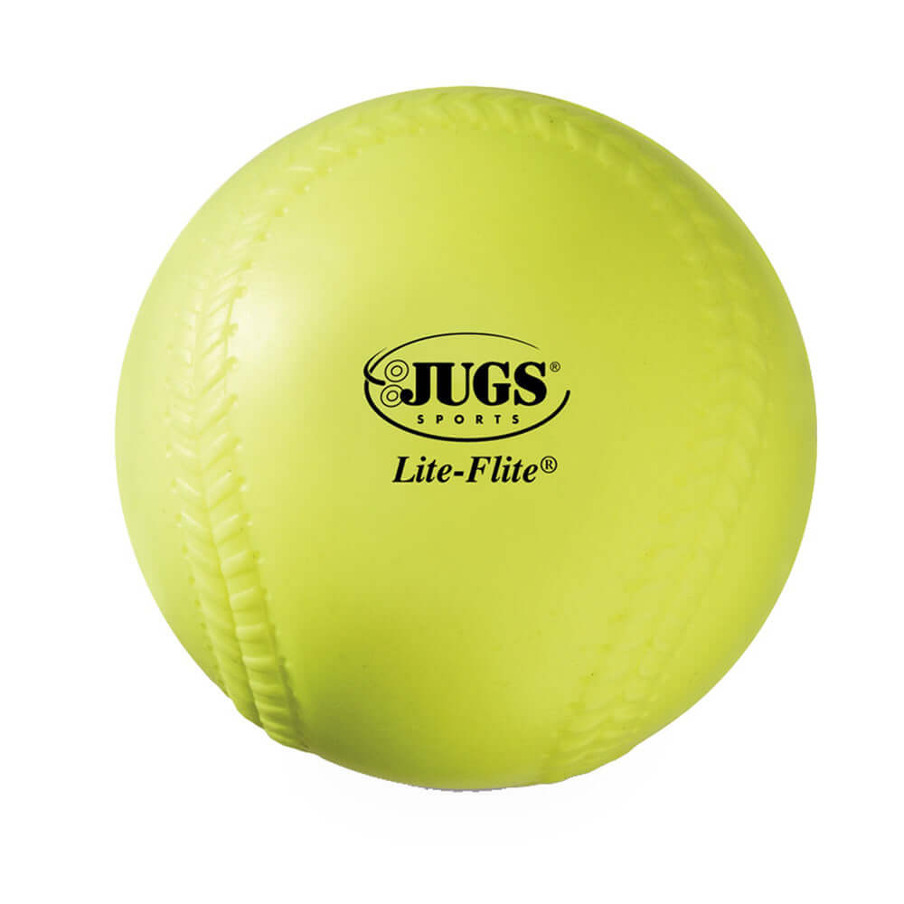 JUGS B5006 BUCKET OF LITE-FLITE SOFTBALLS WITH 12 BALLS