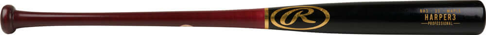 Rawlings BH3PL 2021 Bryce Harper Pro Grade Maple Wood Bat