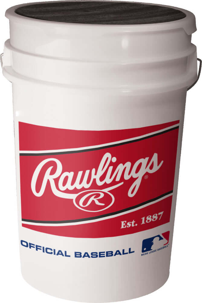 Rawlings BUCKET6G6PK MLB Baseball 6-Gallon Bucket (6 pack)