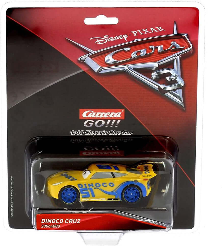 Carrera 20064083 1:43 Scale Disney/Pixar Cars 3 Dinoco Cruz Slot Car Racing Vehicle