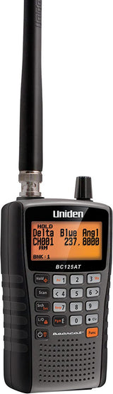 Uniden BC125AT 500-Channels Handheld Scanner With Alpha LCD Display