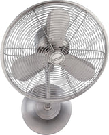 Craftmade BW116BNK3-HW Bellows I 16" Wall Fan, Brushed Polished Nickel