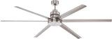 Craftmade MND72BNK6 Mondo 72in Large Outdoor Patio Ceiling Fan with Remote & Wall Control, Aluminum