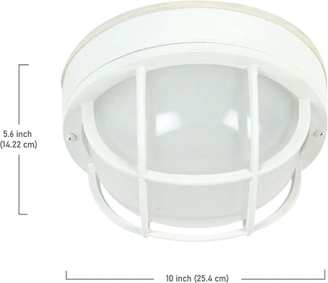 Craftmade Z395-TW Bulkhead Outdoor Ceiling Lighting, Matte White