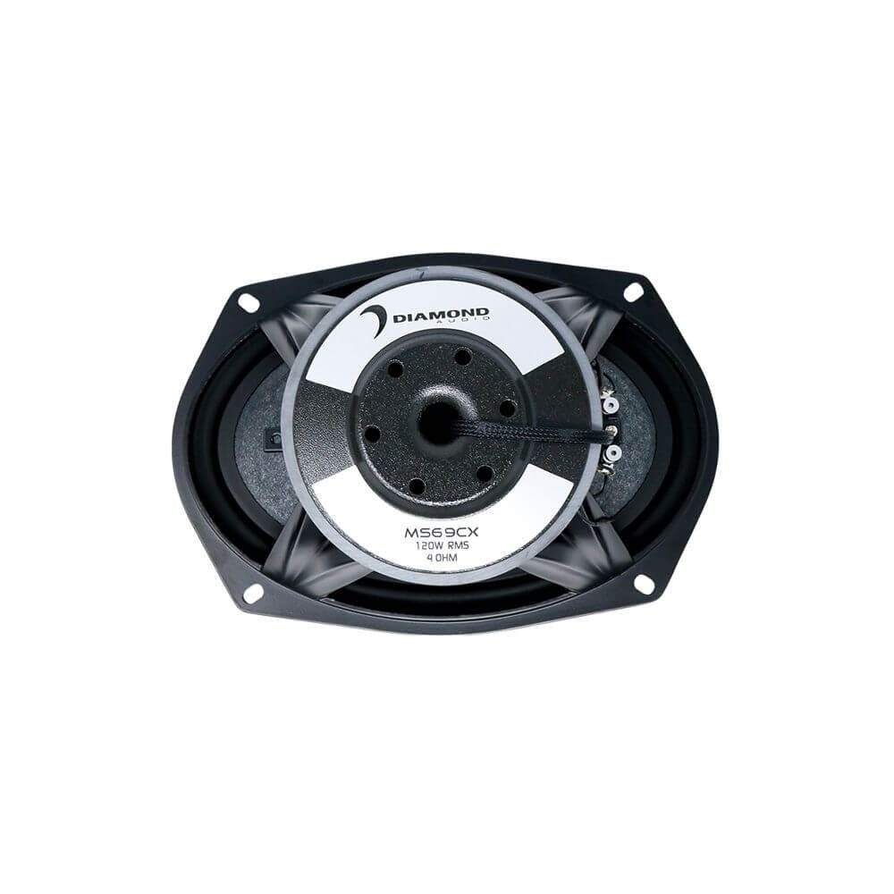 Diamond Audio MS69CX 6"x9" 2-Way High Output Coaxsub Speakers, Pair