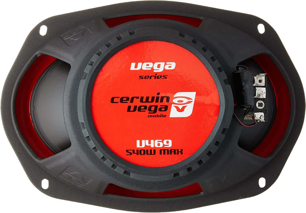 Cerwin-Vega Mobile V469 6"x9" RMS Power Handling 2-Way Coaxial Speakers, Pair