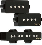 EMG 4645.00 Geezer Butler Signature PJ Bass Guitar Pickup Set, Black