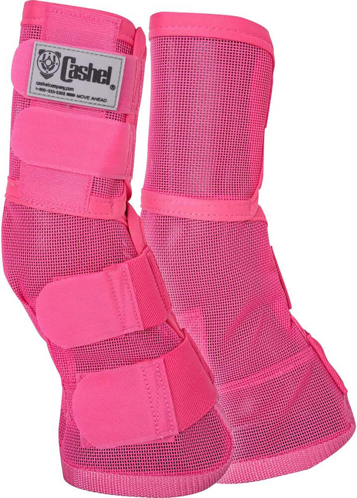 Cashel Crusader Leg Guard Fly Boots, Pink